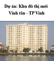 Dự án khu đô thị mới Vĩnh Tâm